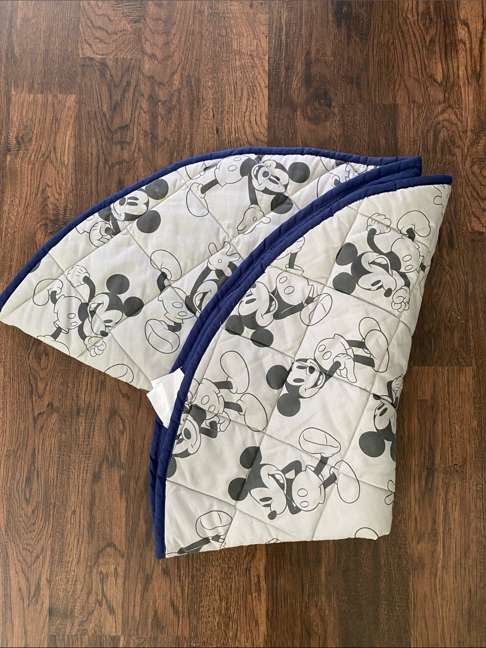 Disney Mickey Mouse Quilted Baby Play Mat - Grey & Blue